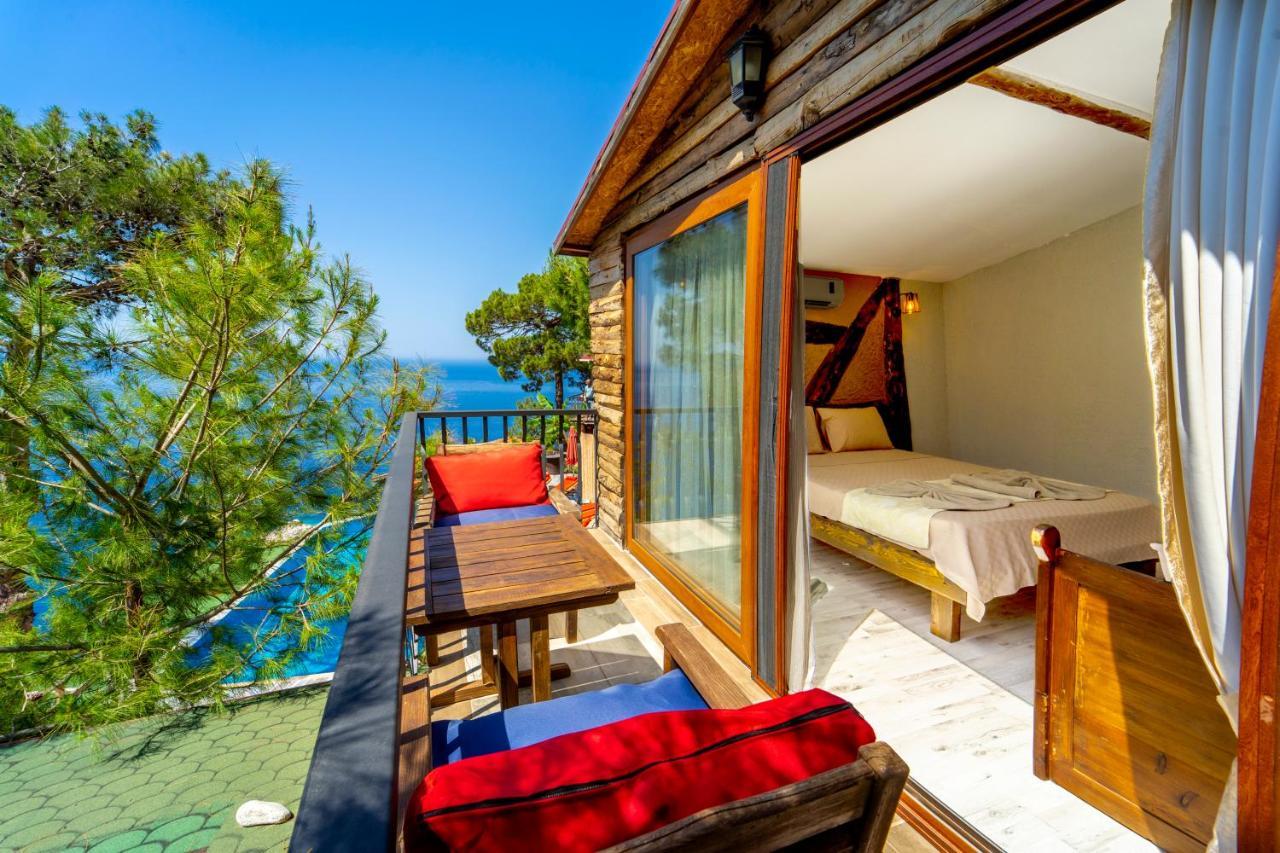 フェティエ Manzara Bungalow Bed & Breakfast エクステリア 写真