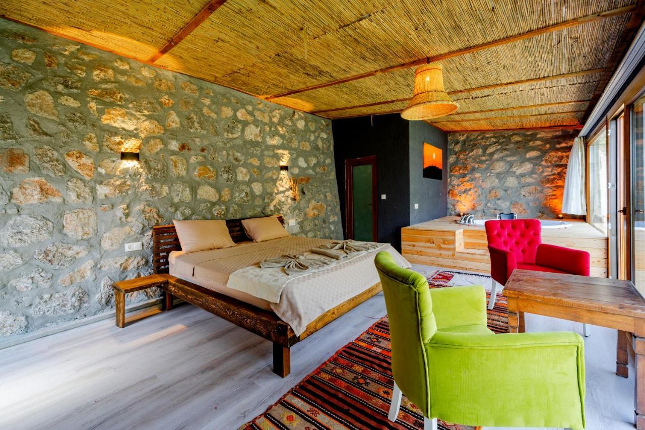 フェティエ Manzara Bungalow Bed & Breakfast エクステリア 写真
