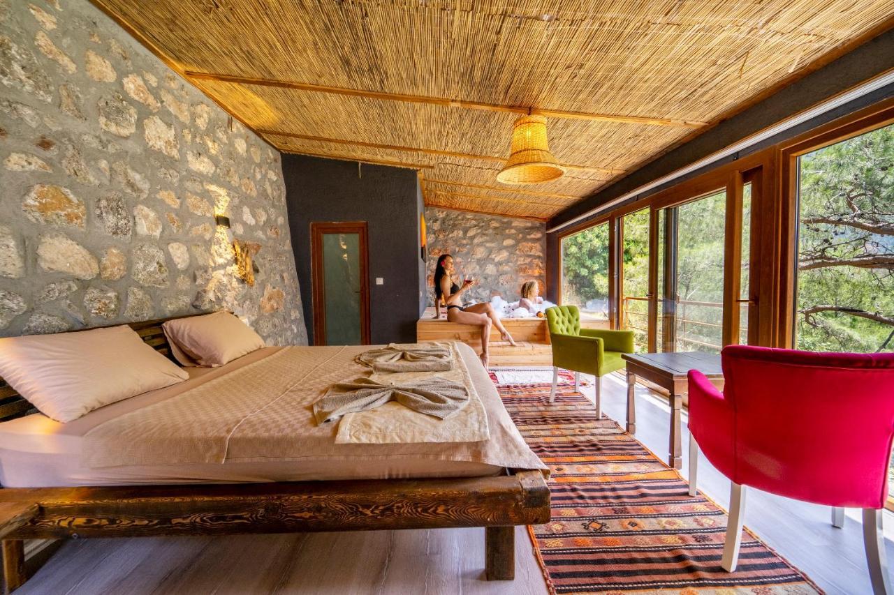フェティエ Manzara Bungalow Bed & Breakfast エクステリア 写真