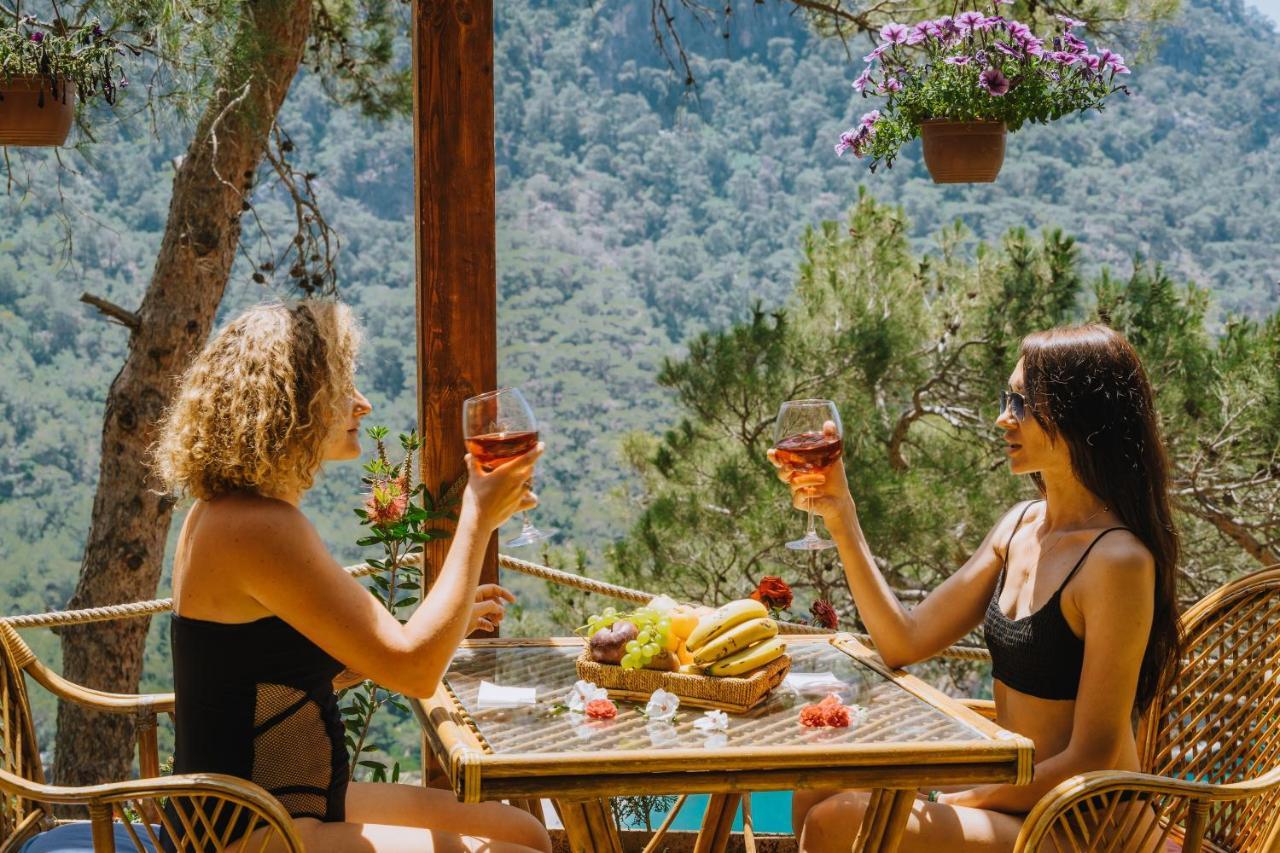 フェティエ Manzara Bungalow Bed & Breakfast エクステリア 写真
