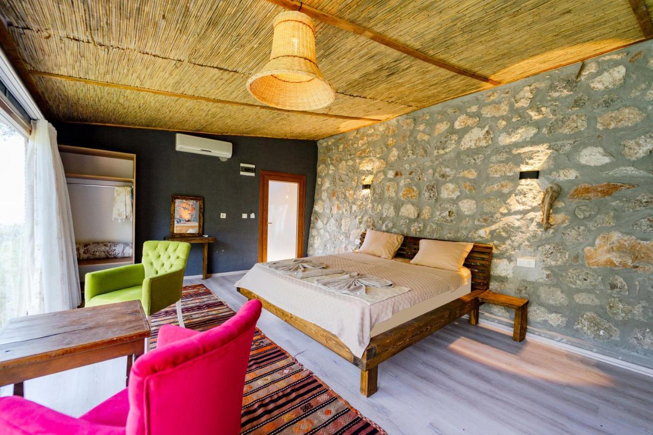 フェティエ Manzara Bungalow Bed & Breakfast エクステリア 写真